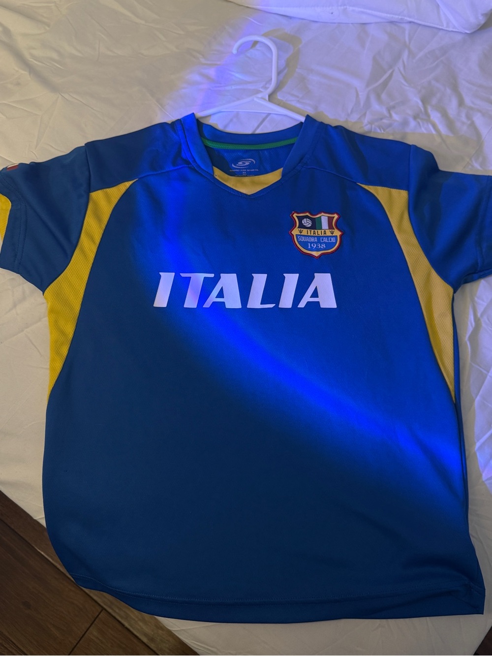 Italian Blue & Yellow Jersey
